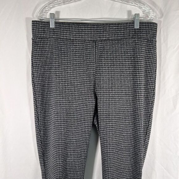 Loft Pants Women's XL Grey Pull On Stretchy High Rise 28" Inseam No Pockets - Picture 2 of 8